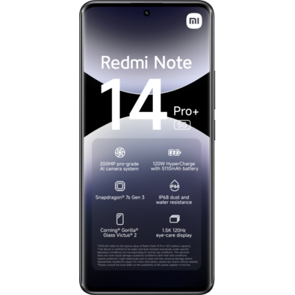 Xiaomi Redmi Note 14 Pro+ 5G 256GB / 8GB An... | Klikk Malta