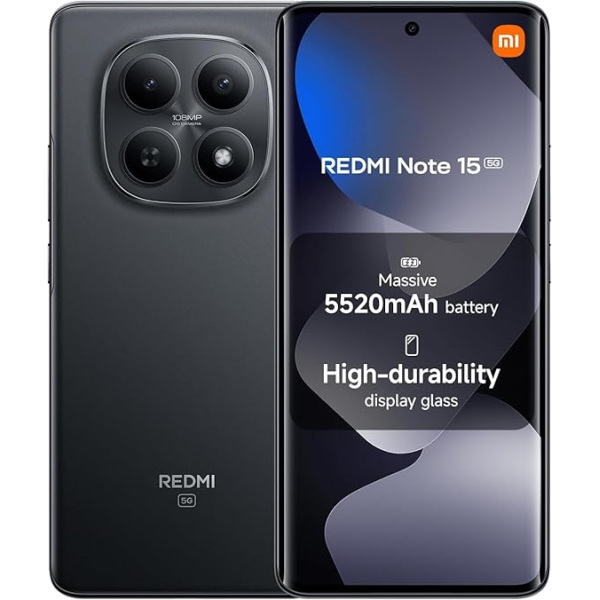 Xiaomi Redmi Note 15 5G DS 8GB 512GB Black | Klikk Malta