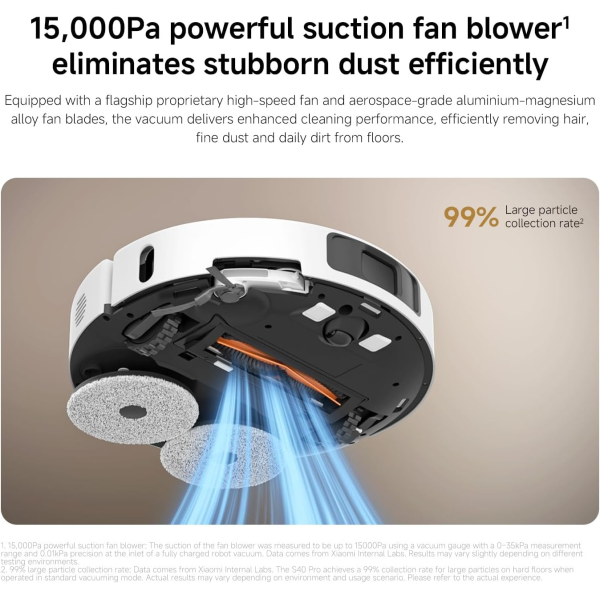 Xiaomi Robot Vacuum S40 Pro White | Klikk Malta