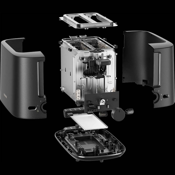 Xiaomi Toaster Black | Klikk Malta