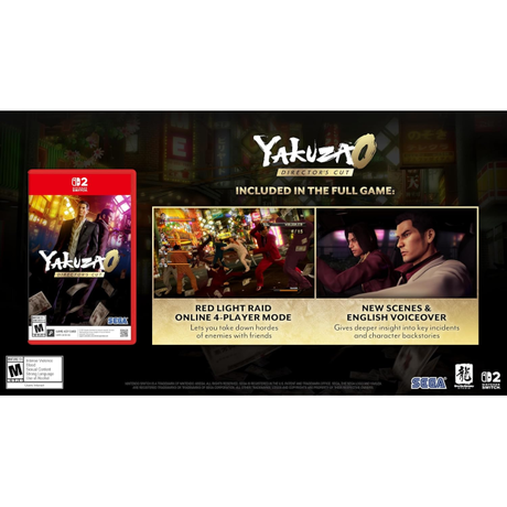 Yakuza 0 Director's Cut (Nintendo Switch 2) | Klikk Malta