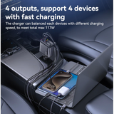 Yesido 117W USB Car Charger 1xUSB-C 1xUSB-A... | Klikk Malta