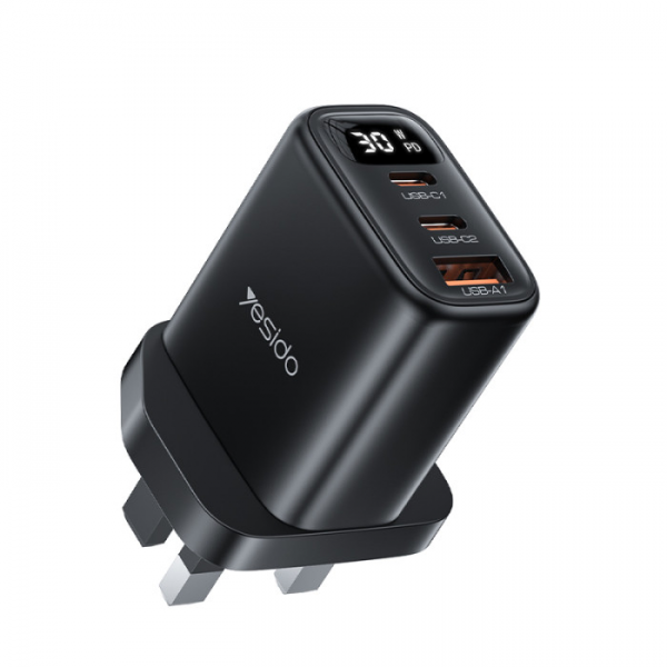 Yesido 30W USB Wall Charger 2x USB-C 1x  US... | Klikk Malta