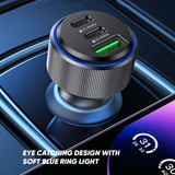 Yesido 60W USB Car Charger 2xUSB-C 1xUSB-A | Klikk Malta