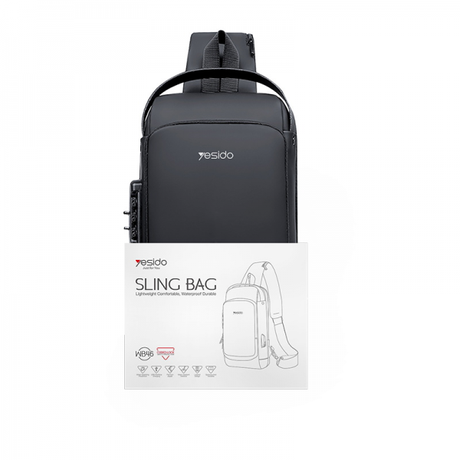 Yesido 7 inch Sling Shoulder Bag Black | Klikk Malta