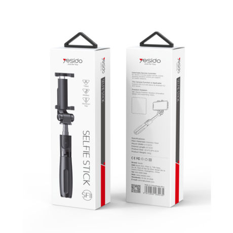 Yesido Bluetooth Selfie Stick Gimbal Tripod... | Klikk Malta