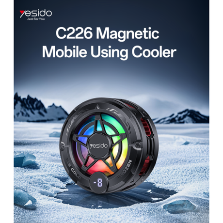 Yesido C226 Magnetic Smartphone Cooler | Klikk Malta