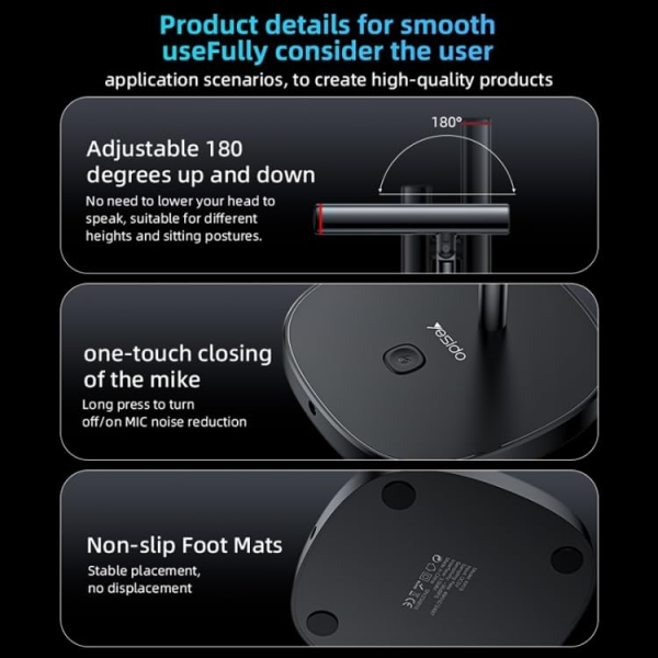 Yesido Desk Microphone with ANC | Klikk Malta