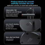 Yesido Desk Microphone with ANC | Klikk Malta