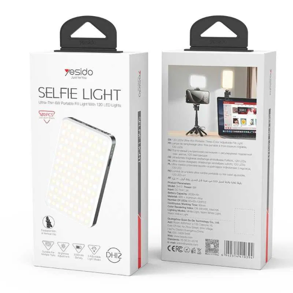 Yesido DH12 Selfie Fill Light 6W | Klikk Malta