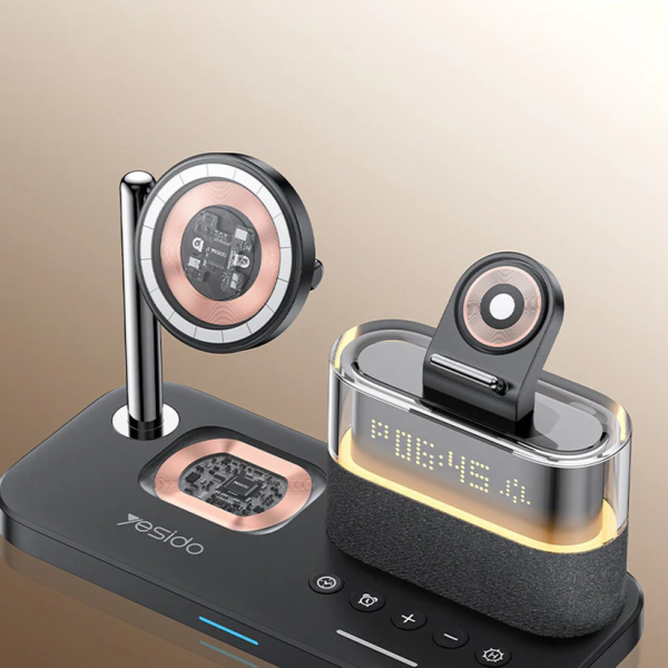 Yesido DS37 6-in-1 Wireless Charging Dock 25W | Klikk Malta