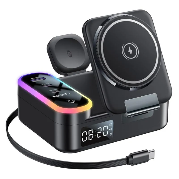 Yesido DS38 8-in-1 Wireless Charging Dock 65W | Klikk Malta