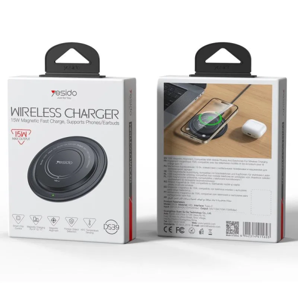 Yesido DS39 Wireless Charging Dock 15W | Klikk Malta