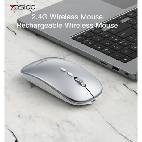 Yesido KB15 Wireless Mouse Silver | Klikk Malta