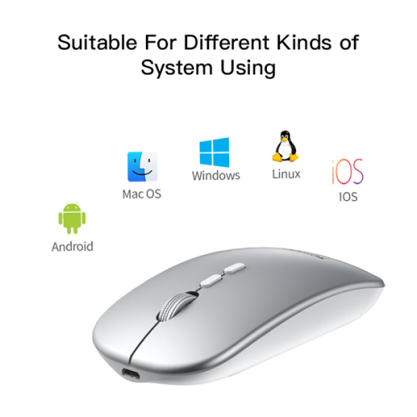 Yesido KB15 Wireless Mouse Silver | Klikk Malta