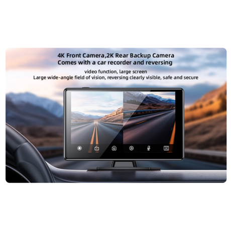 Yesido KM18 USB-C CarPlay 9 inch Monitor wi... | Klikk Malta