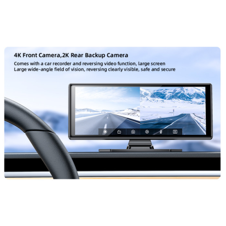 Yesido KM19 USB-C CarPlay 10.2 inch Wide Mo... | Klikk Malta