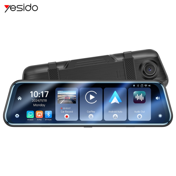 Yesido KM24 4K + 1K Car Mirror Dual Dash Ca... | Klikk Malta