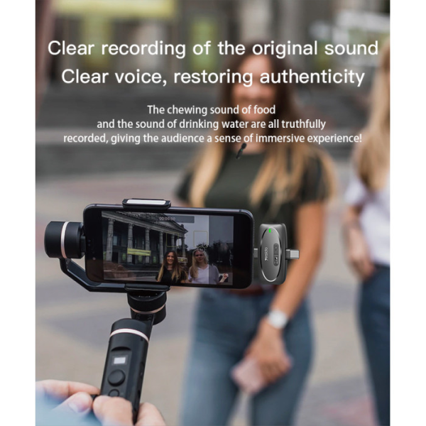 Yesido KR13 2-in-1 Lavalier USB-C Microphone | Klikk Malta