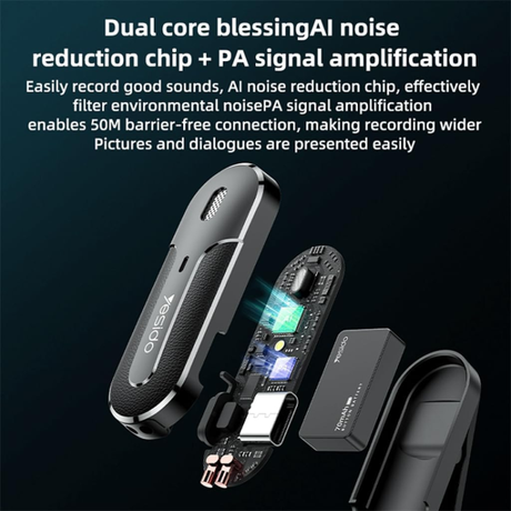 Yesido KR17 2-in-1 Lavalier USB-C Microphon... | Klikk Malta