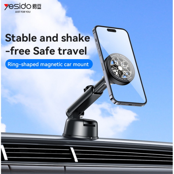 Yesido Suction Magnetic Smartphone Holder | Klikk Malta