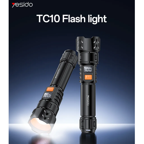 Yesido TC10 Telescopic Flashlight 220lm | Klikk Malta
