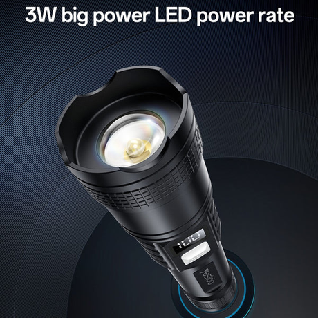 Yesido TC11 Telescopic Flashlight 220lm | Klikk Malta