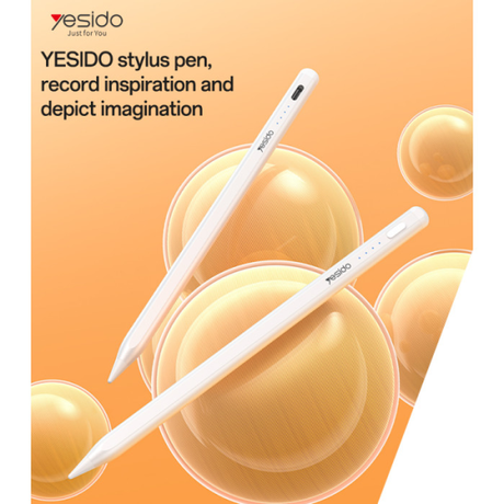 Yesido USB-C Active Stylus Pen for iPads White | Klikk Malta