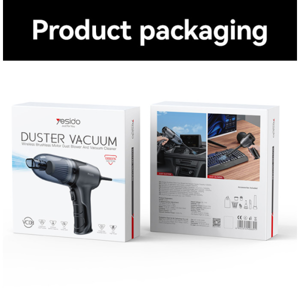 Yesido VC08 Handheld Vacuum Cleaner | Klikk Malta