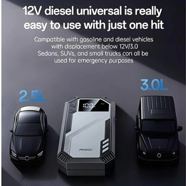 Yesido VC11 Car Jump Starter Powerbank 6000... | Klikk Malta