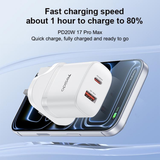 Yesido YC152 20W Wall Charger White UK (USB... | Klikk Malta