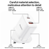 Yesido YC152 20W Wall Charger White UK (USB... | Klikk Malta