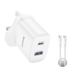 Yesido YC154 35W Wall Charger White UK (USB... | Klikk Malta