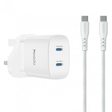 Yesido YC155 45W Wall Charger White UK (USB... | Klikk Malta