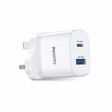 Yesido YC156 45W USB Wall Charger White UK ... | Klikk Malta