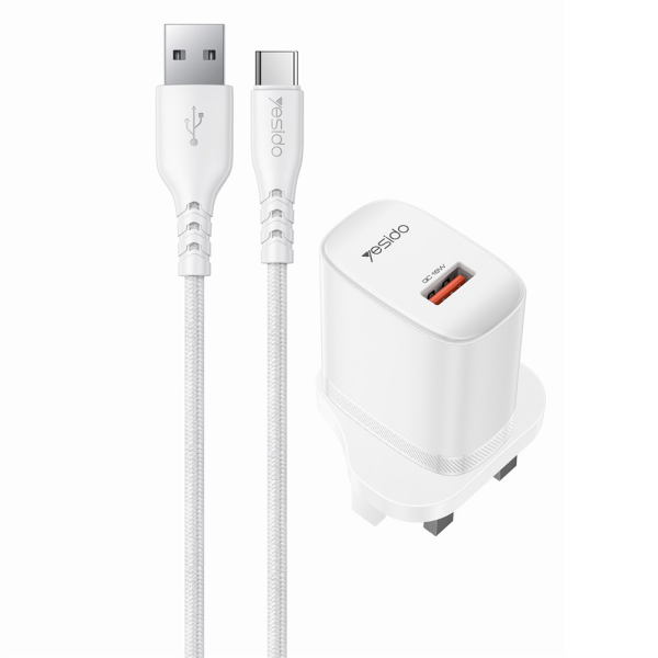 Yesido YC157 18W USB Wall Charger USB-A UK ... | Klikk Malta